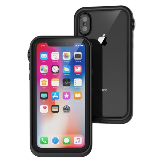 Husa Catalyst Waterproof Apple iPhone X, negru (Catalyst, iPhone X) by www.silkase.ro Husa Catalyst Waterproof Apple iPhone X, negru (iPhone X, CATIPHOXBLK) by www.silkase.ro